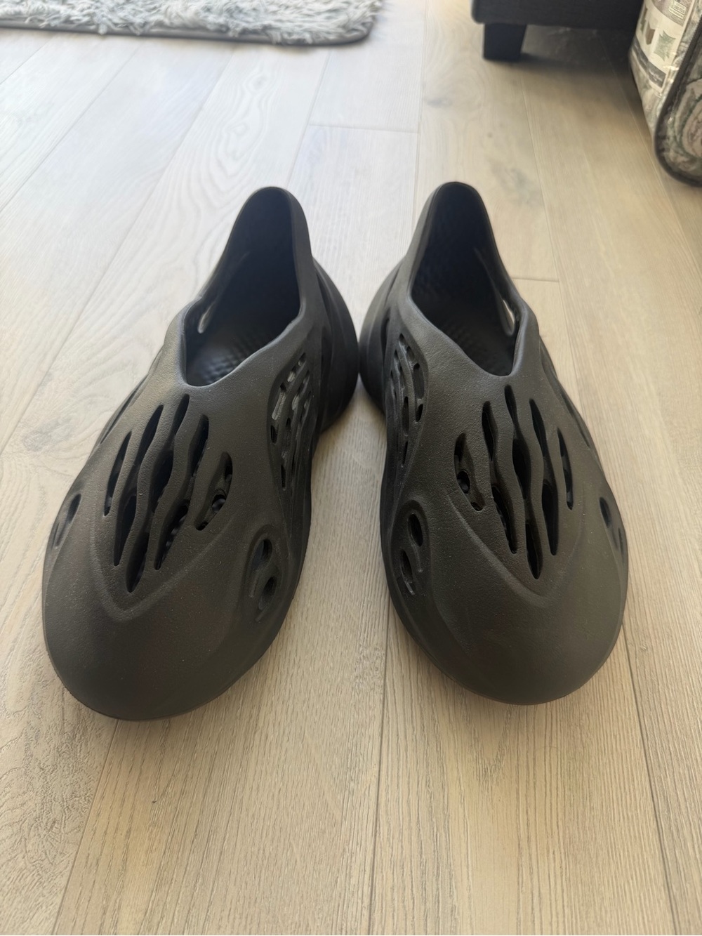 Men's Slip-On Ventilated Foam Shoes - Black. adidas Yeezy Foam RNNR Carbon